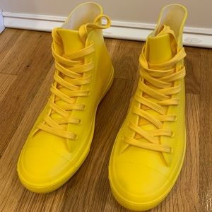 Yellow Rain Boot Sneaker